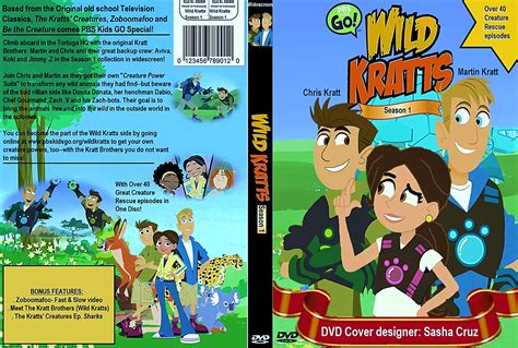 Wild Kratts Season 1 DVD cover (full) Adventure Time Pictures, Adventure Movie, Action Figure ...