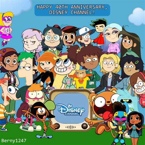 4 Decades of Disney Channel by bnyn1247arts on DeviantArt