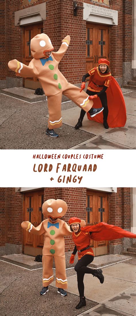 Halloween Couples Costume: Lord Farquaad + Gingy | Couple halloween costumes, Couples costumes ...