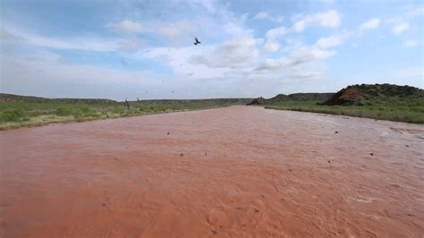 Prairie Dog Town Fork of the Red River Near Claude, Texas in Flood ...