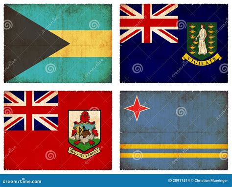 Set of Flags from Central America #3 Stock Illustration - Illustration ...