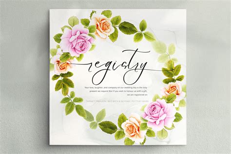 Hand Drawn Rose Wedding Card Set Graphic by lukasdedi store · Creative Fabrica