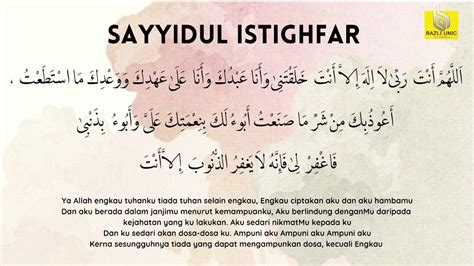 Penghulu Istighfar - Durioo+