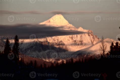 Rocky Mountains in winter 6224321 Stock Photo at Vecteezy