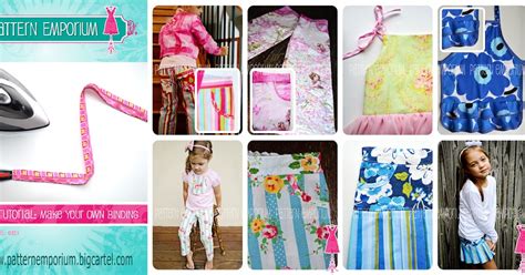 Pattern Emporium: TUTORIAL: Making & Sewing your own custom binding