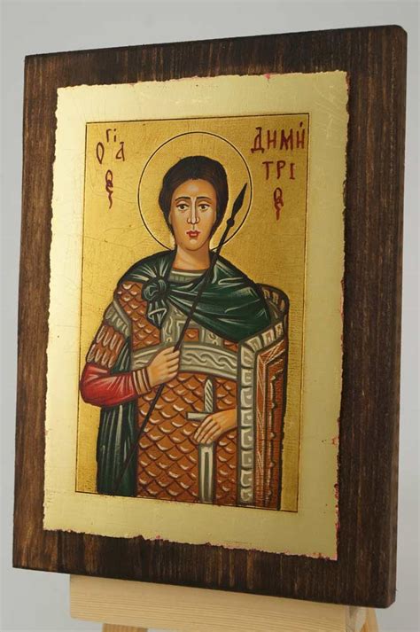 Saint Demetrios of Thessaloniki (small) Orthodox Icon - BlessedMart