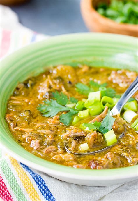 Pork Green Chili Recipe (New Mexico Chile Verde) - A Spicy Perspective