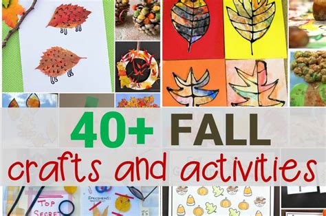 40+ Fall Crafts and Activities - The Kindergarten Connection