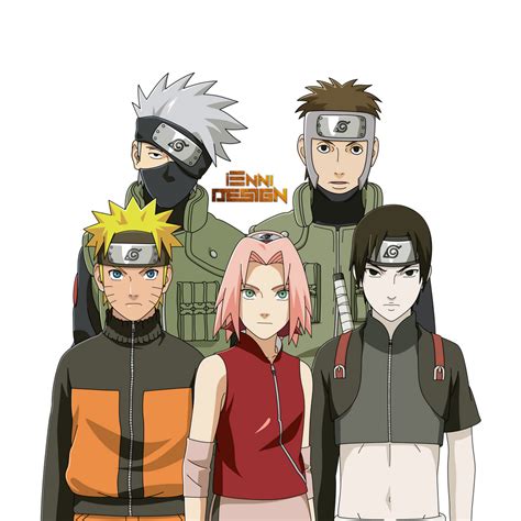 Naruto Shippuden|Team Kakashi (Team 7) by iEnniDESIGN on DeviantArt