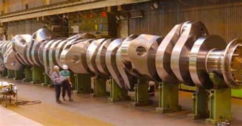 The crankshaft for a Wärtsilä-Sulzer RTA96-C engine, the largest ...