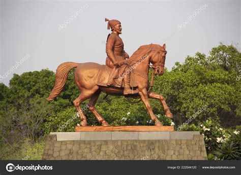 Statue Shivaji Maharaj Riding Horse Pune University Campus Pune India Stock Photo by ...