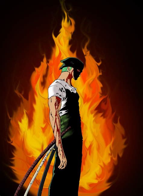 Zoro colored | Anime, Anime bilder, One piece charaktere