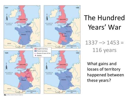 100 Years War Map