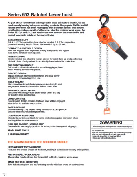 lever hoist pdf - Hoisting Wire, Rope, and Sling