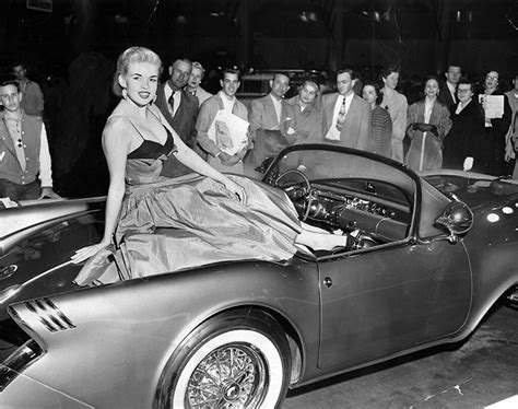 Girls On Cars* — actress Jayne Mansfield in a 1955 Buick Wildcat