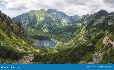 Popradske Pleso, Slovakia stock photo. Image of alpine - 74318814