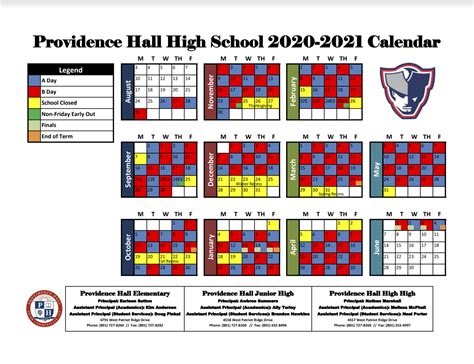 Providence College Academic Calendar 2023 - Printable Word Searches