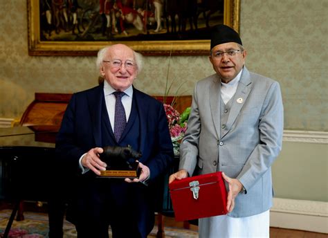 Speaker Ghimire, Ireland President Higgins hold talks