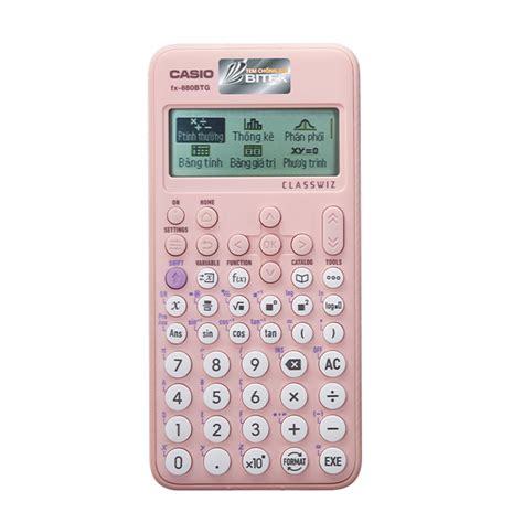 Máy Tính CASIO FX-880BTG - Màu Hồng - FAHASA.COM