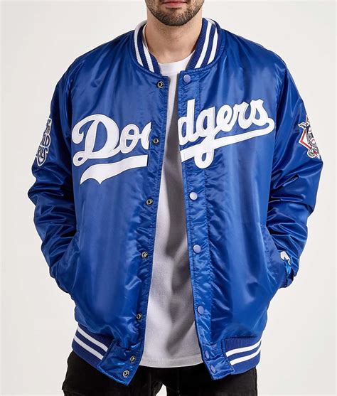 Starter Satin Royal Blue National Los Angeles Dodgers Jacket - Jackets ...