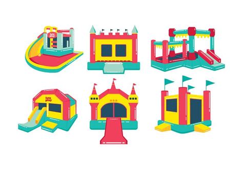 Bounce House Vector 127879 Vector Art at Vecteezy