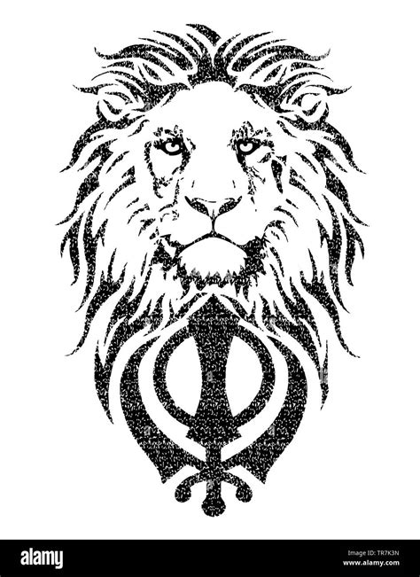 Sikh symbol Black and White Stock Photos & Images - Alamy