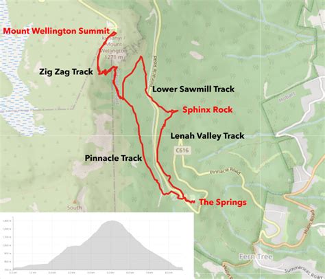 Circuit Walk to Mount Wellington Summit From Hobart