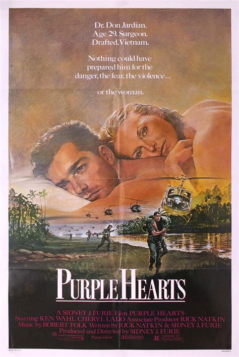 Purple Hearts (1984) – Original One Sheet Movie Poster - Hollywood Movie Posters