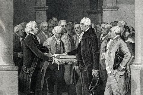 The nation’s first transfer of power from George Washington to John ...