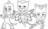 Disney Pj Masks Coloring Pages sketch template