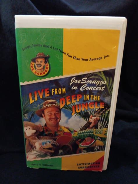 Joe Scruggs: Live From Deep in the Jungle (VHS, 1997) Tested Children's RARE 45986021120 | eBay