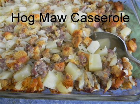 Home Joys: Hog Maw Casserole