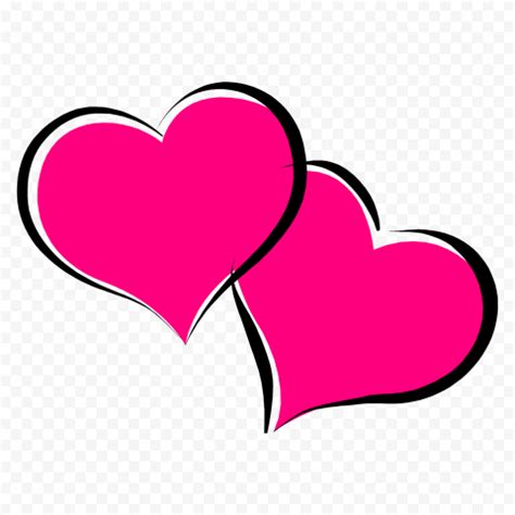 Pink Love Heart Clipart Free