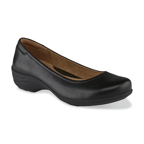 I Love Comfort Women's Leather Blake Black Casual Slip-On Shoe - Wide ...