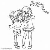 Coloring Pages 3 Bffs sketch template