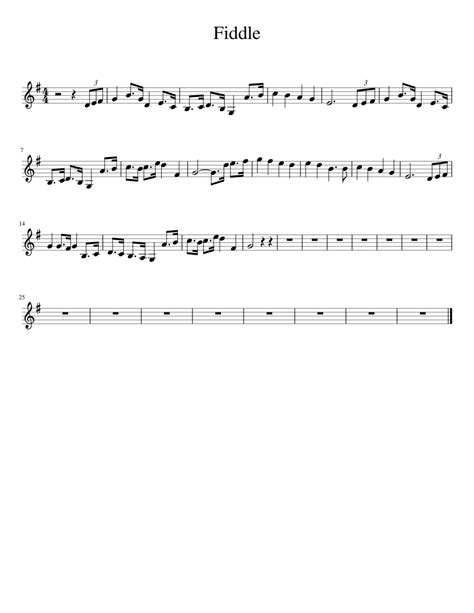 Unknown Irish Fiddle Sheet music for Violin (Solo) | Musescore.com