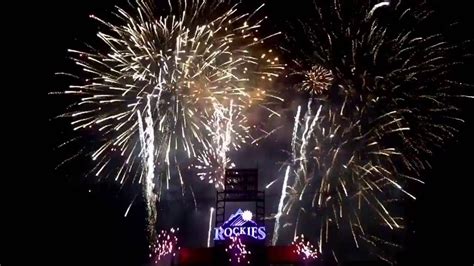 Colorado Rockies Fireworks - YouTube