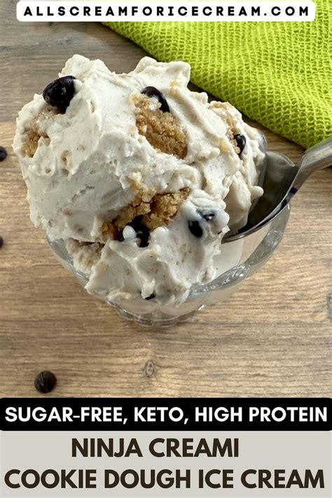 Ninja Creami Protein Cookie Dough Ice Cream (Low Carb, Keto) | Recipe ...