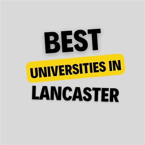 Top Universities in Lancaster: Complete Information on List of ...