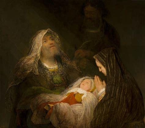 Arent de Gelder: Simeon and Anna Praise the infant Jesus