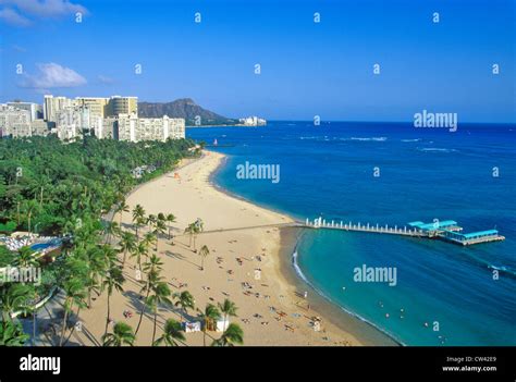 Waikiki Beach, Honolulu, Hawaii Stock Photo - Alamy