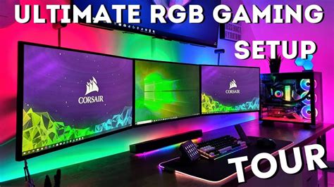 My Ultimate RGB Gaming Setup Tour! (2019) - YouTube