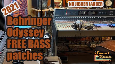 FREE Behringer Odyssey SEQUENCE BASS PATCHES_Through STUDER 189 MK II ...