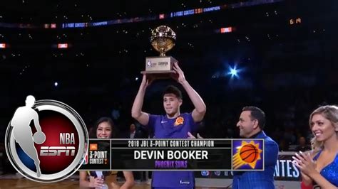 Devin Booker wins 2018 NBA All-Star 3-point contest | ESPN - YouTube