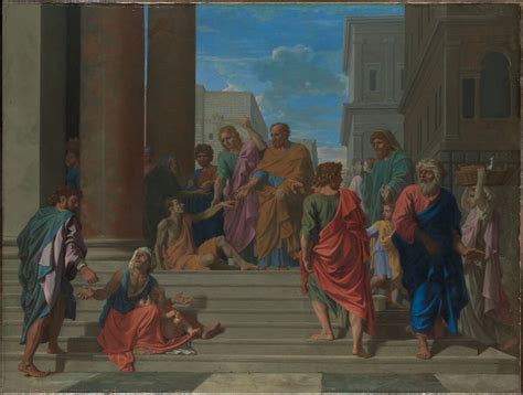 Nicolas Poussin | Saints Peter and John Healing the Lame Man | The Metropolitan Museum of Art