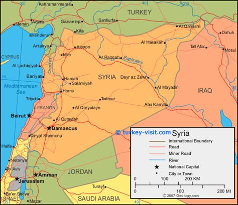 Latakia Map - Syria