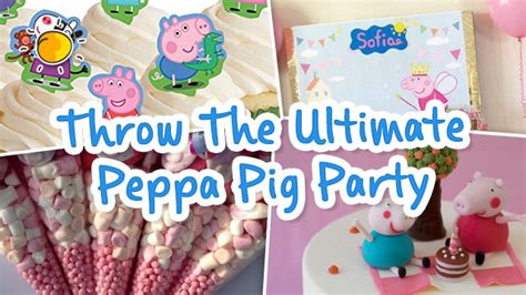 Editable Peppa Pig Cake Topper, Printable Peppa Pig Birthday Decoration ...