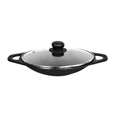 Appam Pan 10" with Lid - Premium Cast Iron by Dynamic Cookwares - Cast Iron - Farms2Home.sg ...