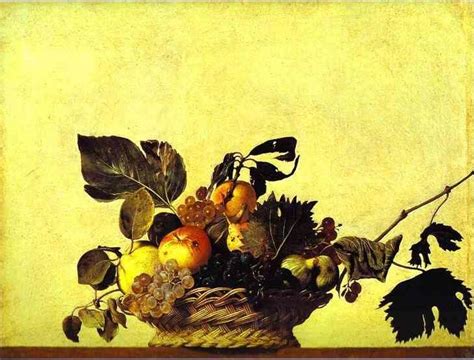 Caravaggio. Still Life with a Basket of Fruit.