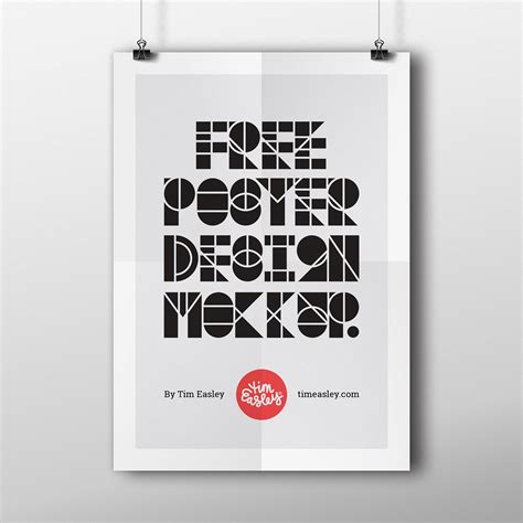 Free Poster Design Mockup :: Behance